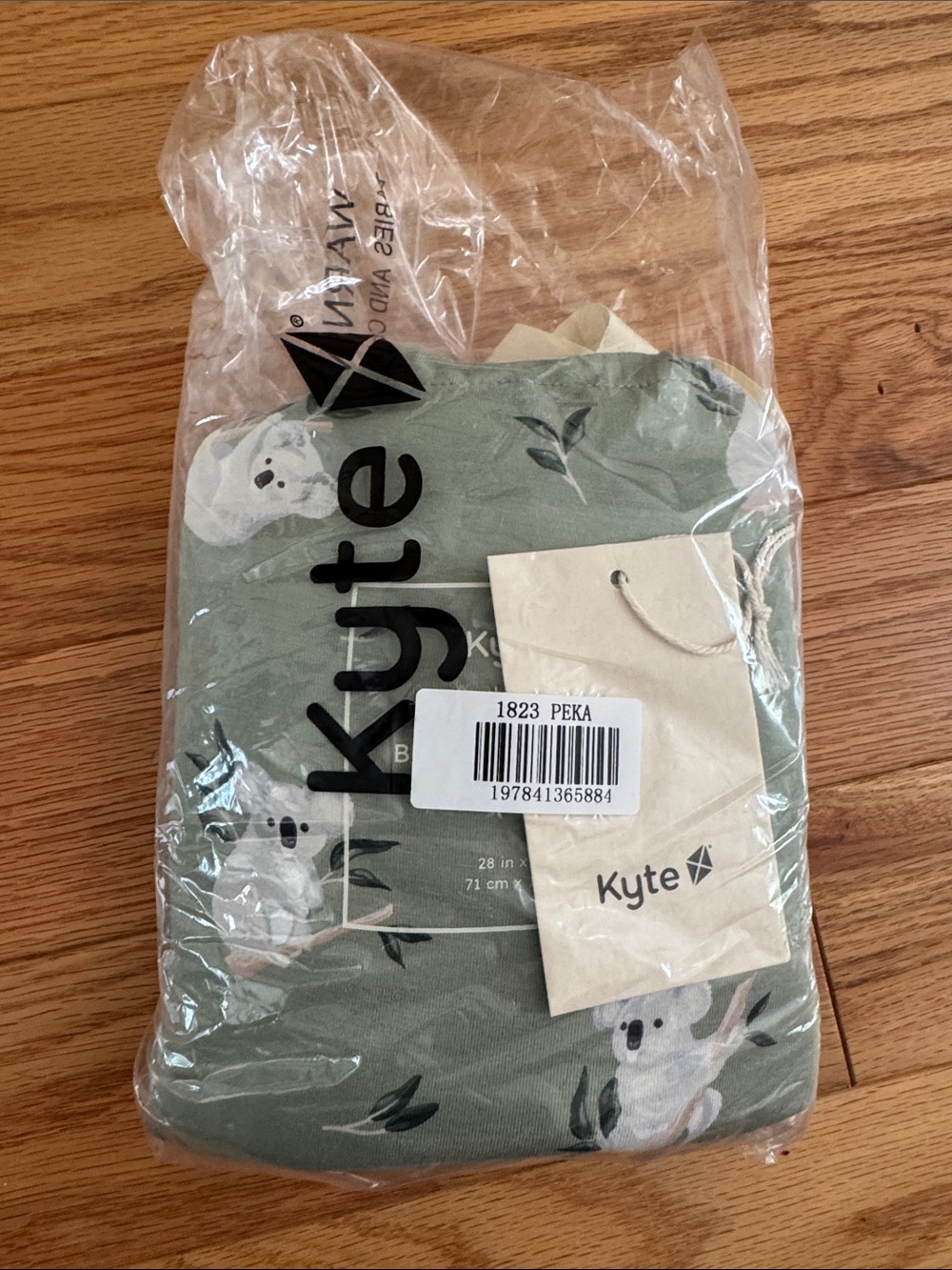 Kyte Baby Platinum Print Koala Crib Sheet